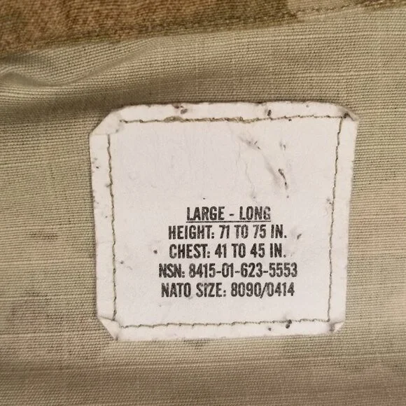 EUC!! US Military OCP Combat Coat NSN 8415-01-623-5553 - Picture 10 of 12